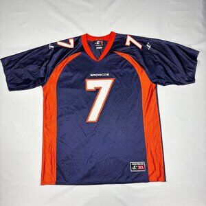 VTG NFL Denver Broncos John Elway #7 Jersey Logo Athletics Made in USA Mens XL